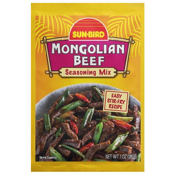 SUNBIRD: Mix Seasoning Beef Mongolian, 1 oz