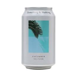 SOMETHING AND NOTHING: Seltzer Cucumber, 11.6 FO