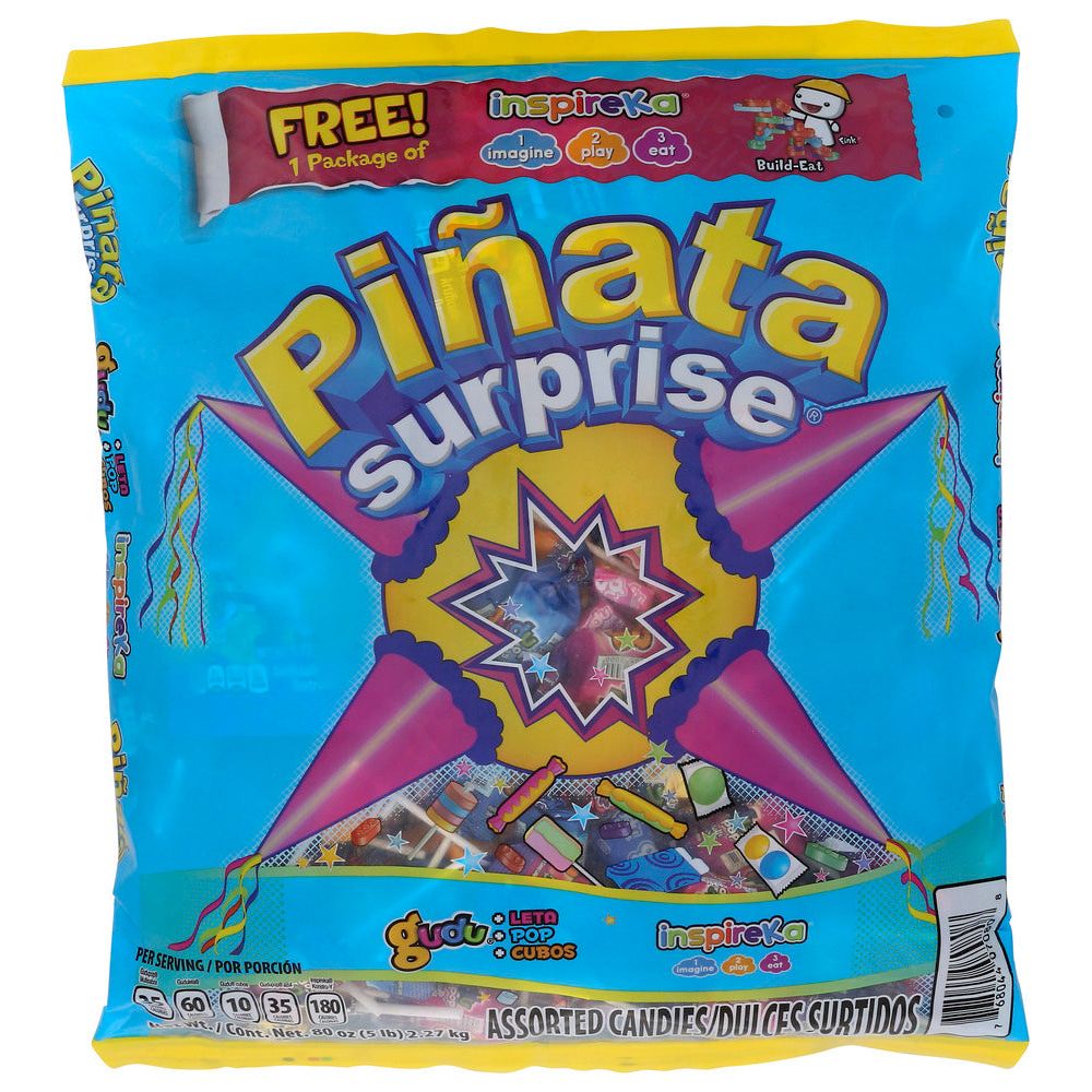 SONRICS: Pinata Surprise Candy Bag, 80 oz