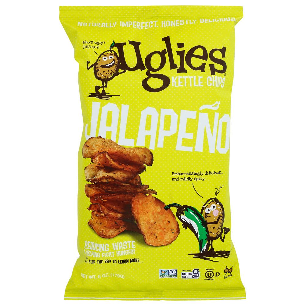 UGLIES: Jalapeno Potato Chips, 6 oz