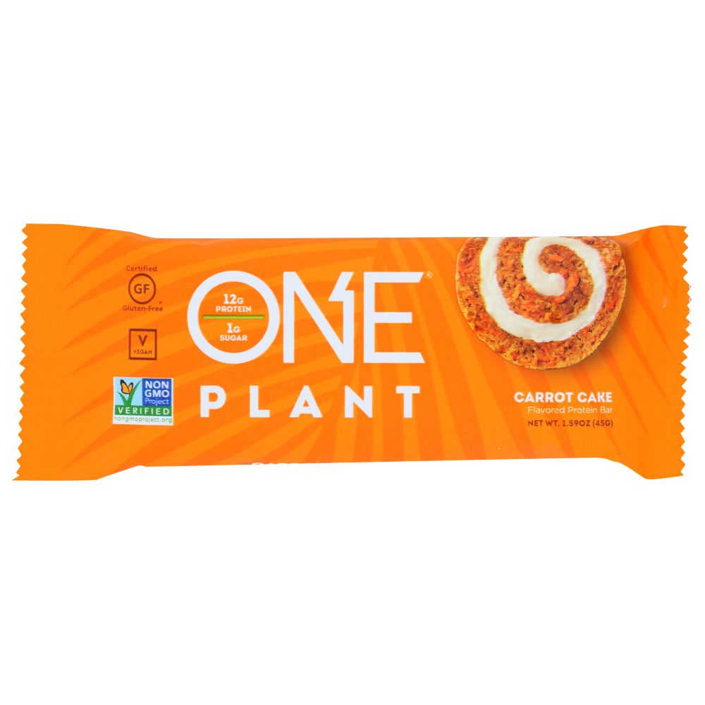 ONEBAR: Bar Plnt Bsd Carrot Cake, 45 gm