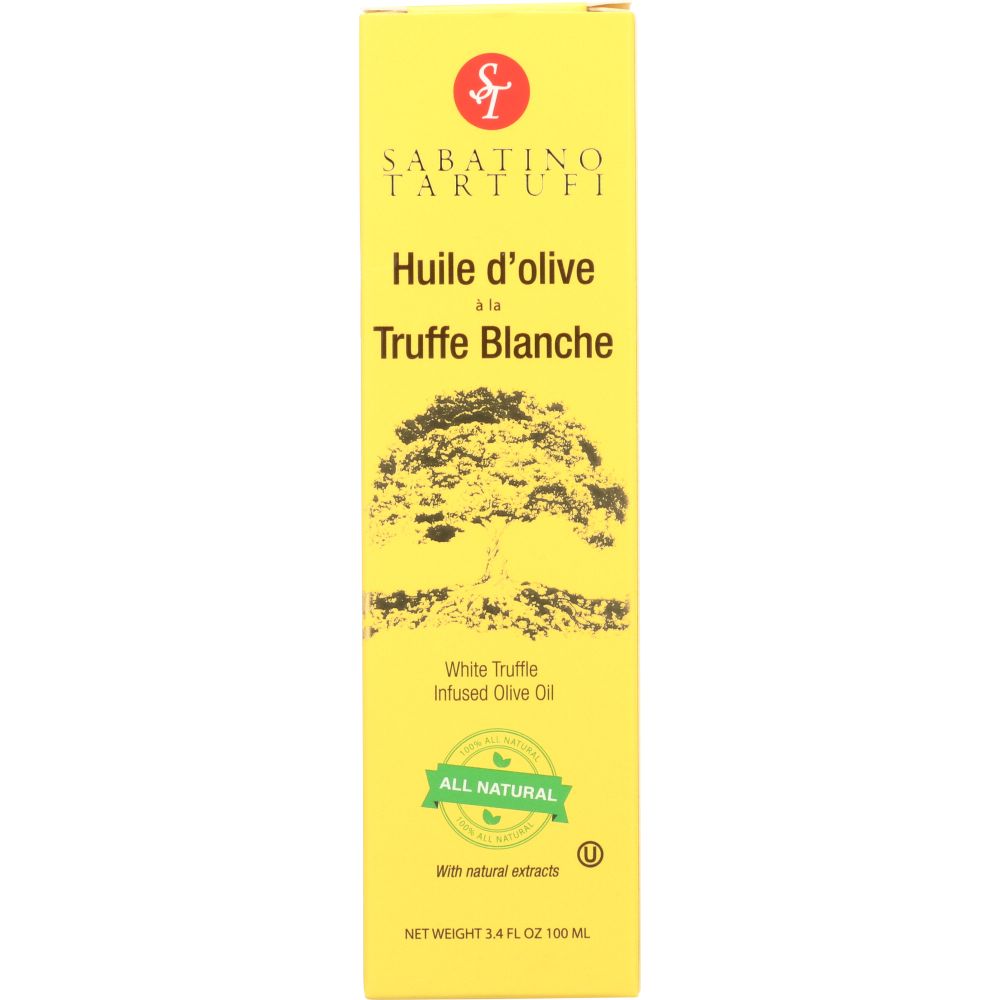 SABATINO TARTUFI: All Natural White Truffle Infused Oil, 3.4 fo