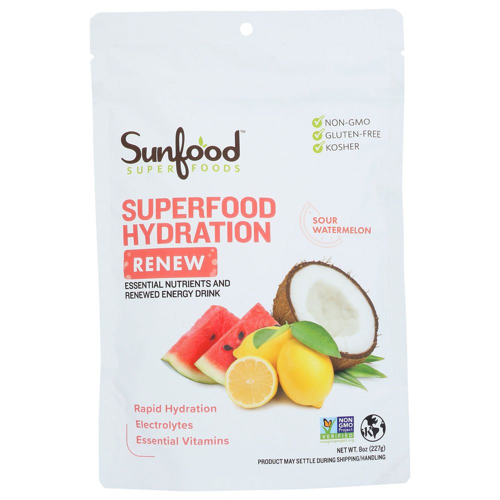SUNFOOD SUPERFOODS: Superfood Hydratn Renew, 8 OZ