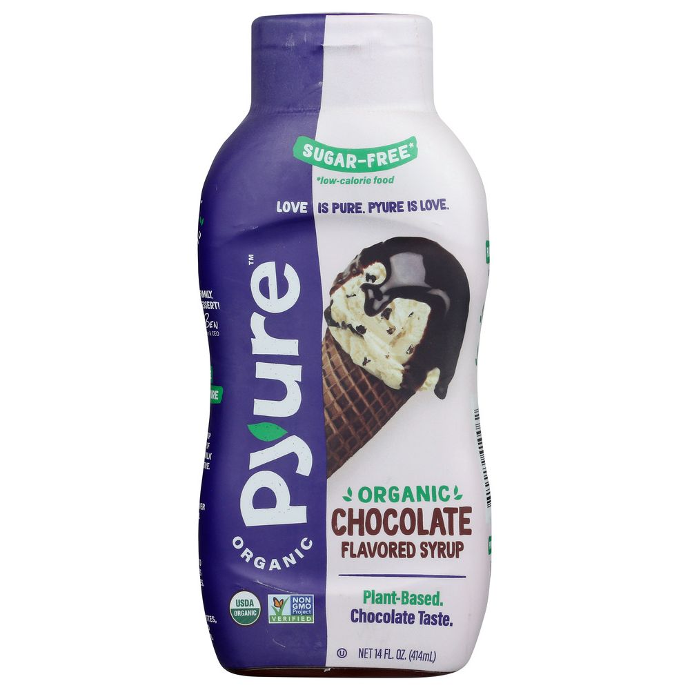 PYURE: Organic Chocolate Syrup Sugar Free, 14 fo