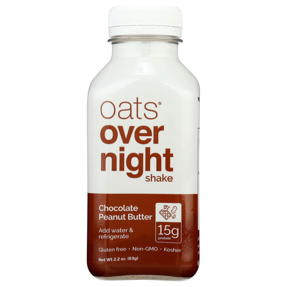 OATS OVERNIGHT: Chocolate Peanut Butter Shake, 2.2 oz