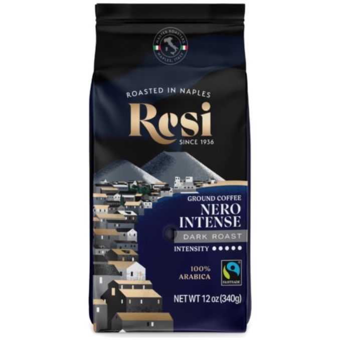 RESI: Ground Coffee Nero Intense Dark Roast Fair Trade, 12 oz