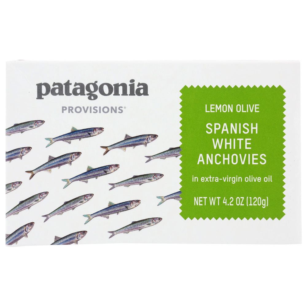 PATAGONIA PROVISIONS: Lemon Olive Spanish White Anchovies, 4.2 oz
