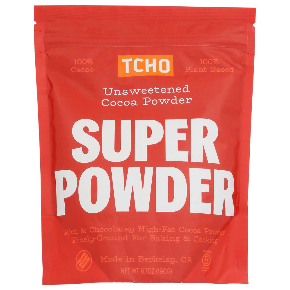 TCHO: Super Powder Unsweetened Cocoa Powder, 6.7 oz