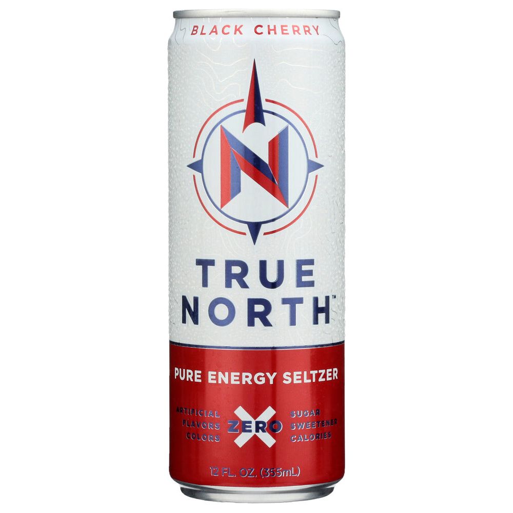 TRUE NORTH: Black Cherry Energy Drink, 12 fo