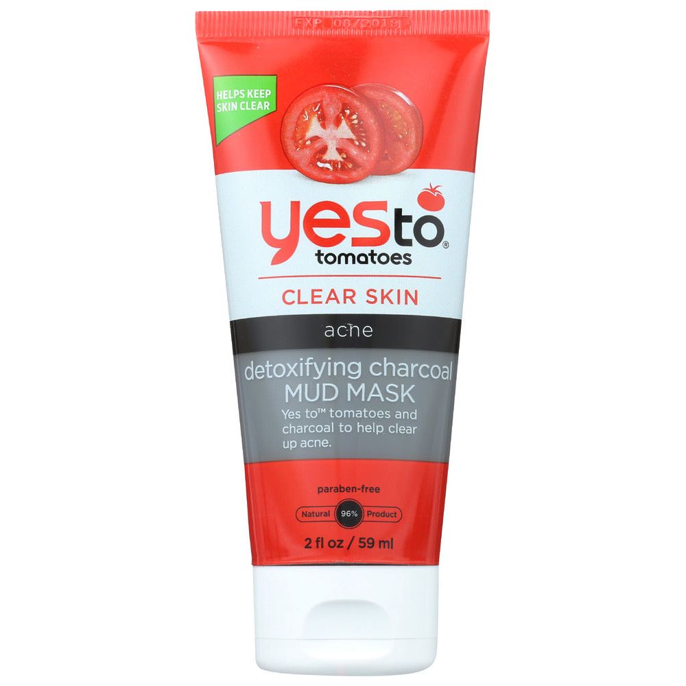 YES TO: Tomatoes Detoxifying Charcoal Mud Mask, 2 oz