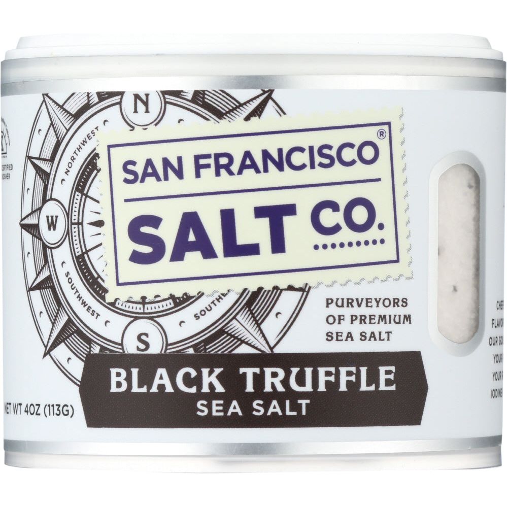 SAN FRANCISCO SALT CO: Sea Salt Black Truffle, 4 oz