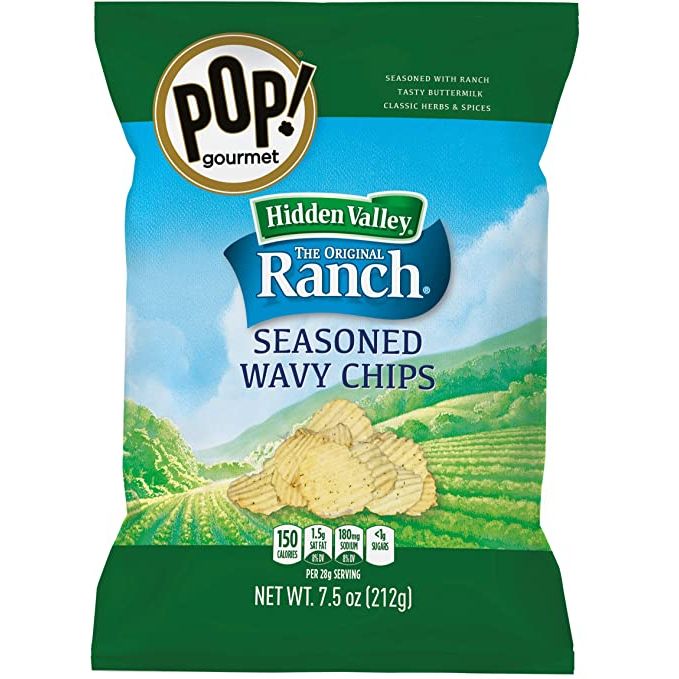 POP GOURMET: Chip Hidden Val Ranch, 7.5 oz