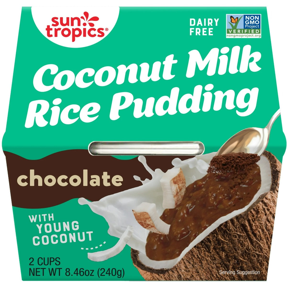 SUN TROPICS: Coconut Rice Pudding Cocoa, 8.46 oz