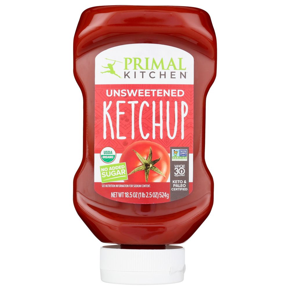 PRIMAL KITCHEN: Ketchup Unsweet Org Sqz, 18.5 oz
