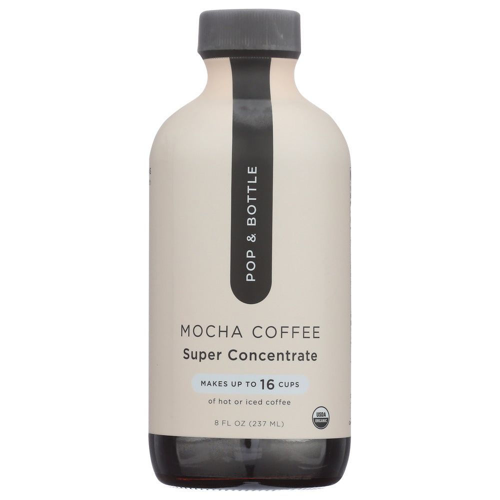 POP AND BOTTLE: Mocha Coffee Super Concentrate, 8 fo
