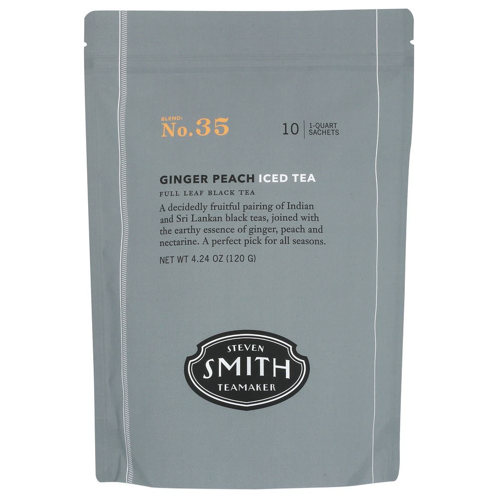 SMITH TEAMAKER: Ginger Peach Iced Tea, 12 bg