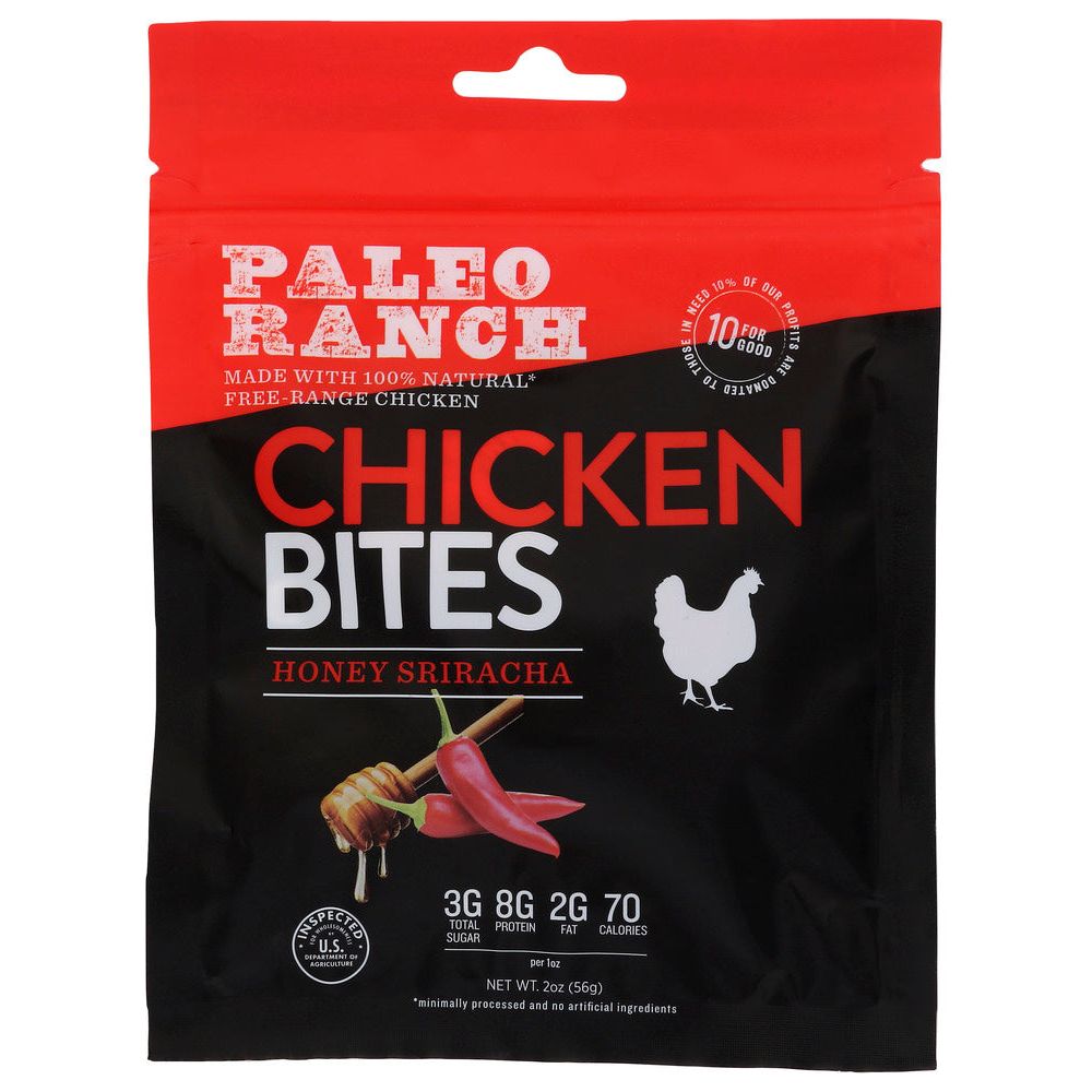 PALEO RANCH: Honey Sriracha Chicken Bites, 2 oz