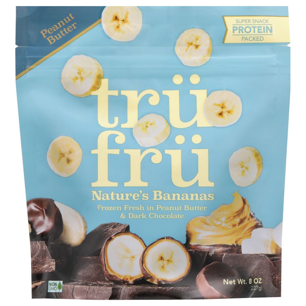 TRU FRU: Banana In Peanut Butter And Dark Chocolate, 8 oz