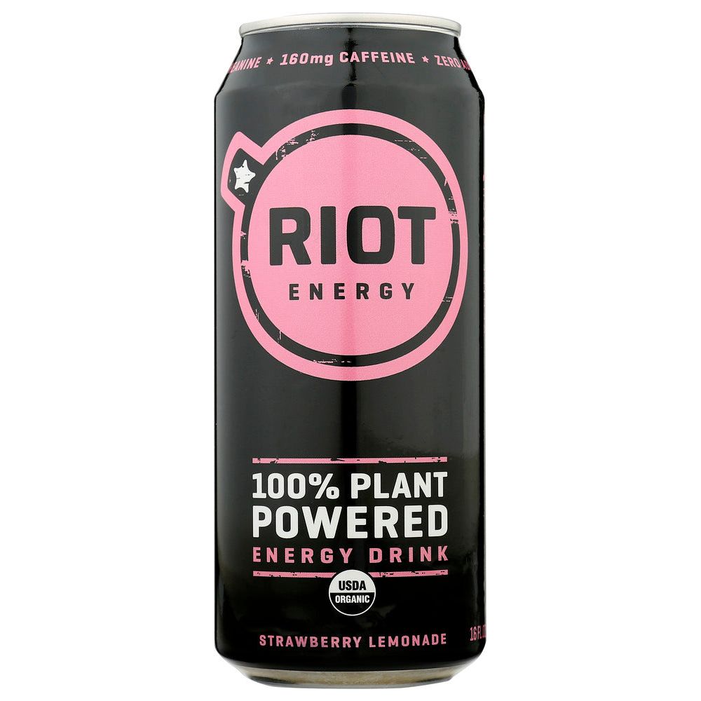RIOT ENERGY: Drink Strawberry Lemonade Energy, 16 FO