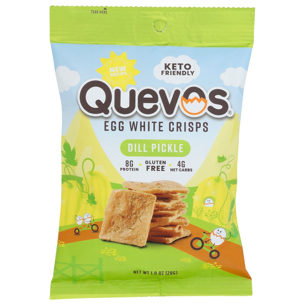 QUEVOS: Dill Pickle Crisps, 1 oz