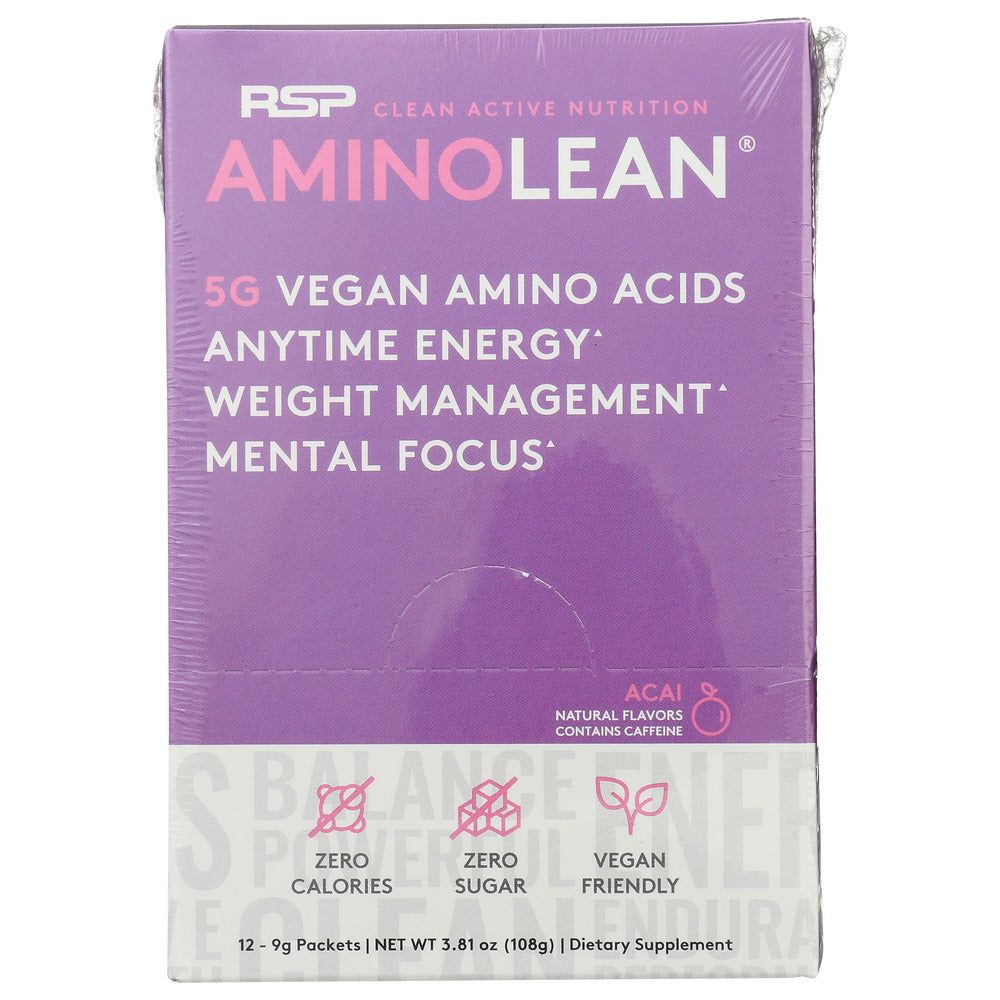 RSP NUTRITION: Amino Lean Acai, 12 pk