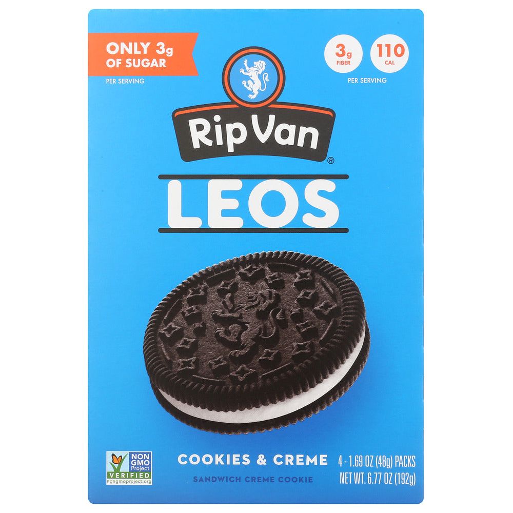 RIP VAN: Leos Cookies and Cream Cookies, 4 oz