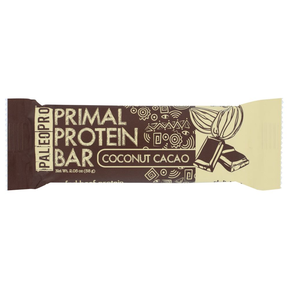 PALEO PRO: Bar Protein Coconut Cacao, 2.05 oz