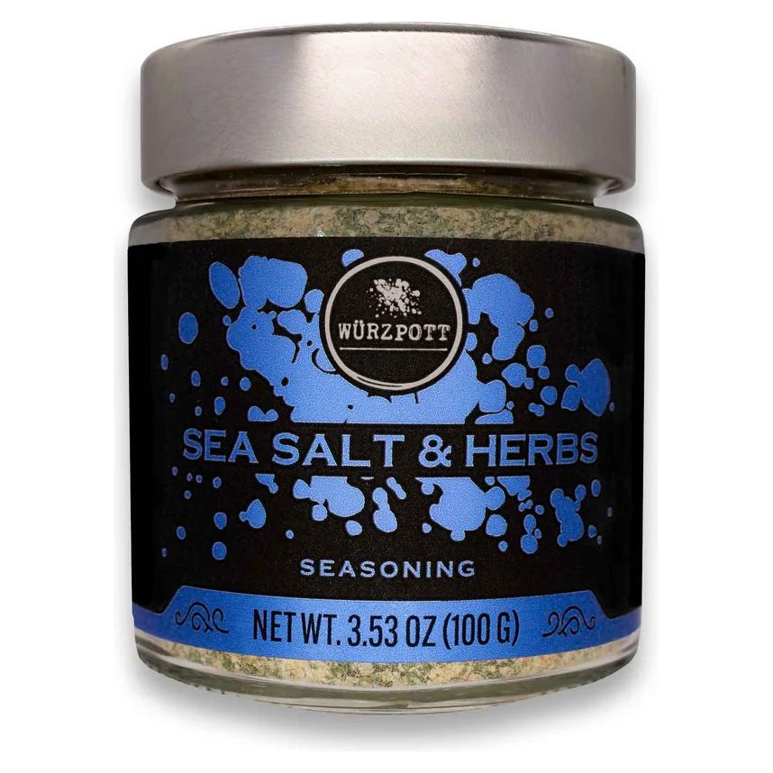WURZPOTT: Sea Salt and Herbs Seasoning, 3.53 oz