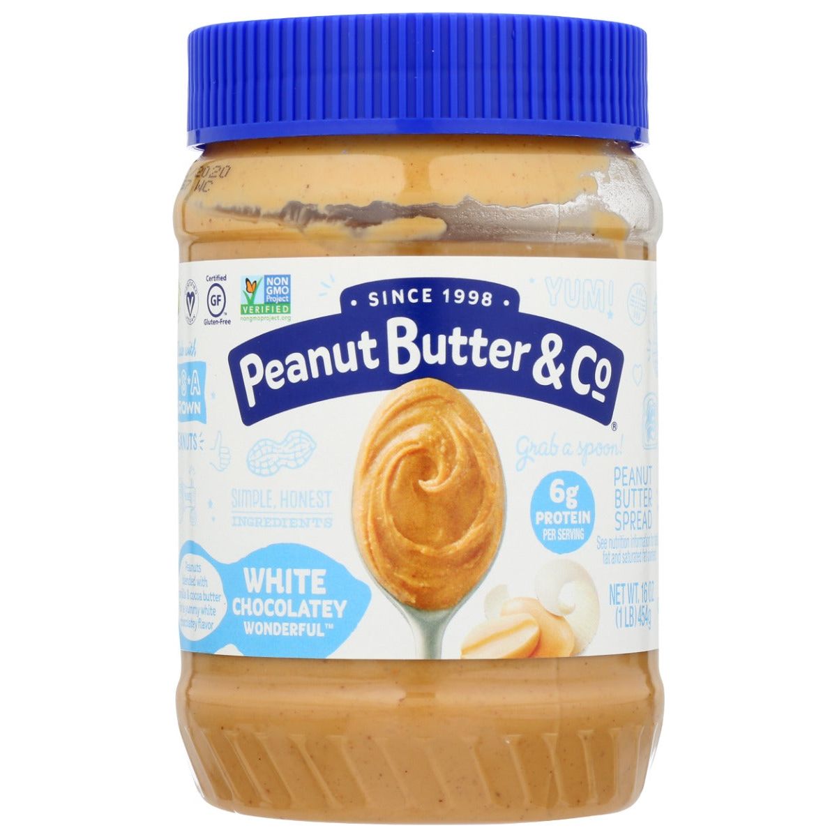 PEANUT BUTTER & CO: White Chocolatey Wonderful, 16 oz