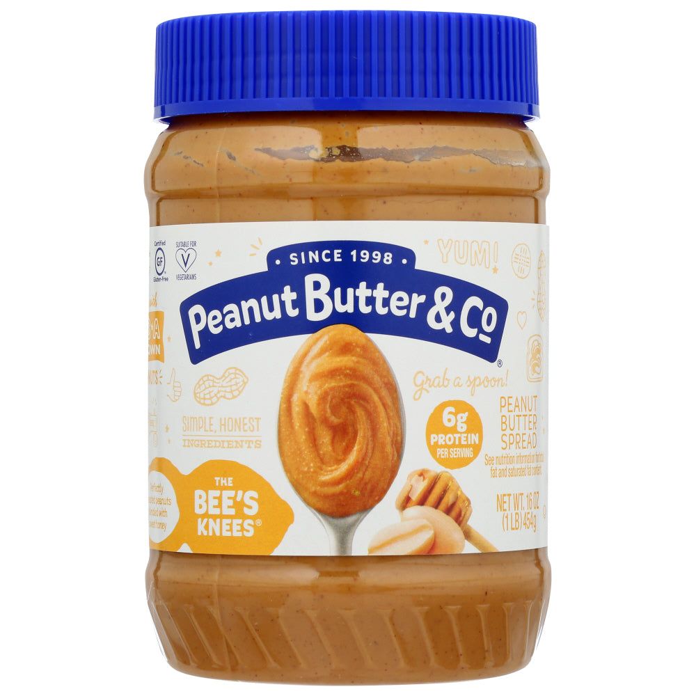 PEANUT BUTTER & CO: The Bee's Knees Peanut Butter Blended with Scrumptious Honey, 16 oz