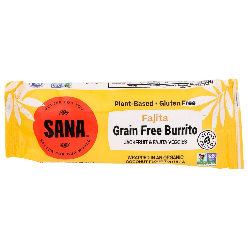 SANA: Burrito Grain Free Fajita, 5.5 oz