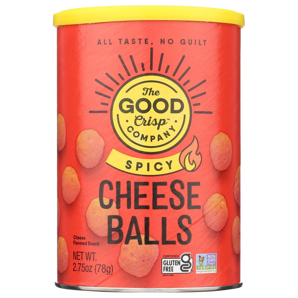 THE GOOD CRISP COMPANY: Spicy Cheese Balls, 2.75 oz