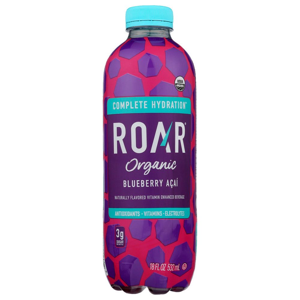 ROAR BEVERAGES: Bev Blueberry Acai Org, 18 fo