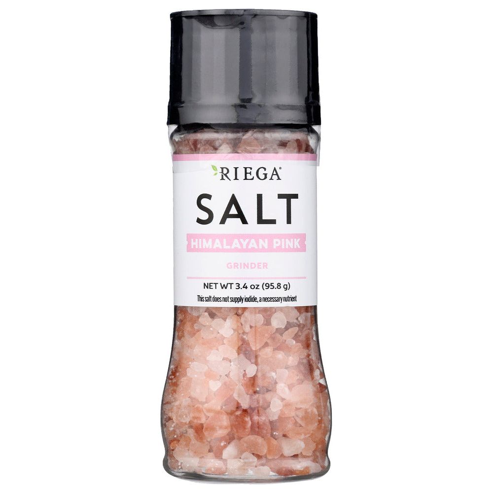 RIEGA: Himalayan Pink Salt Grinder, 3.4 oz