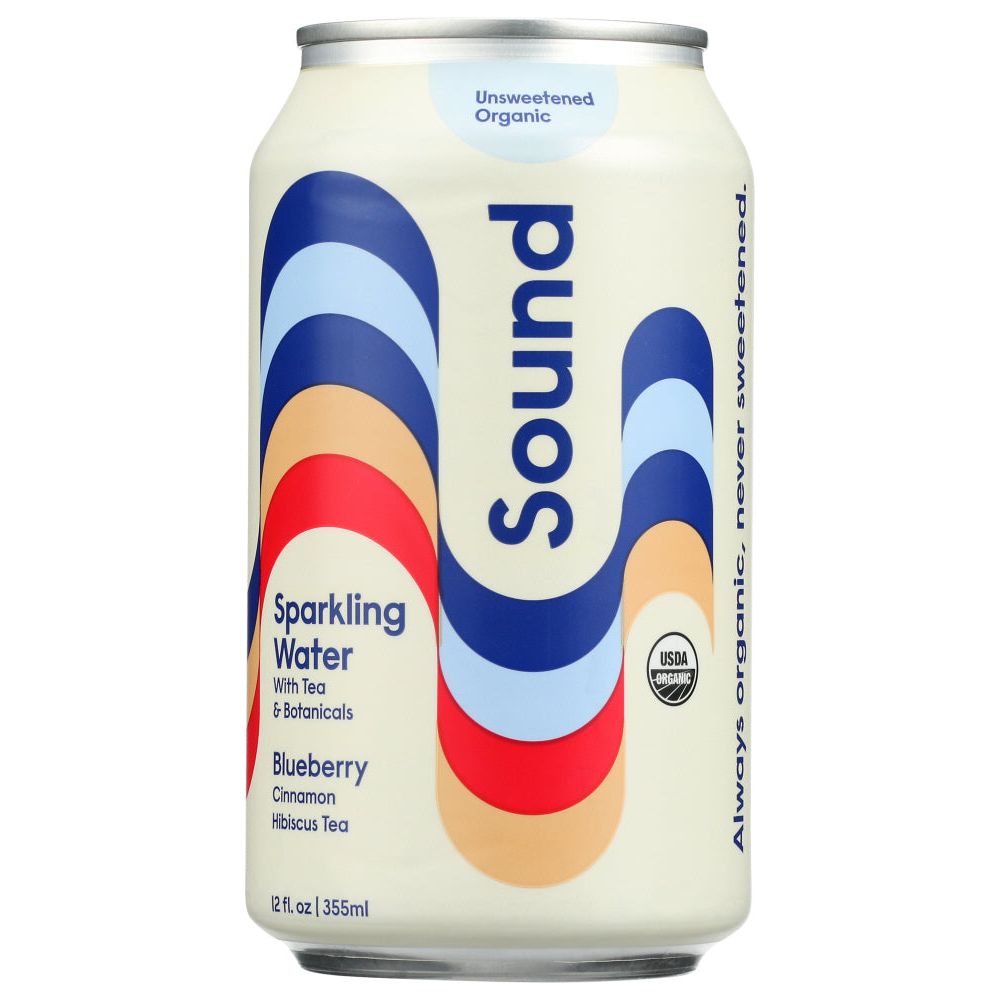 SOUND: Water Sparkling Blueberry, 12 fo