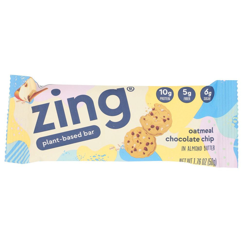 ZING BARS: Oatmeal Chocolate Chip Bar, 1.76 oz