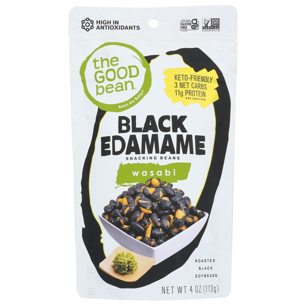 THE GOOD BEAN: Beans Snack Wasabi, 4 oz