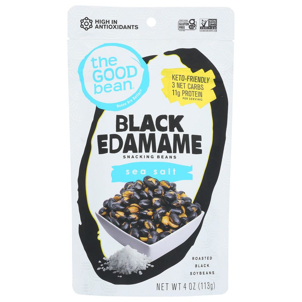 THE GOOD BEAN: Beans Snack Sea Salt, 4 oz