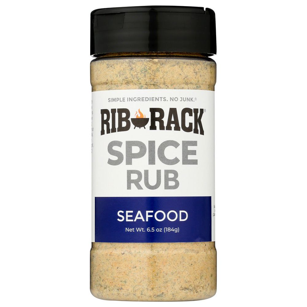 RIB RACK: Rub Seafood Spice, 6.5 OZ