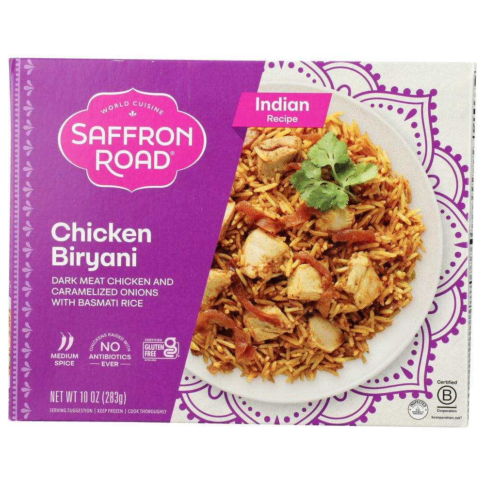 SAFFRON ROAD: Chicken Biryani Gluten Free, 10 oz