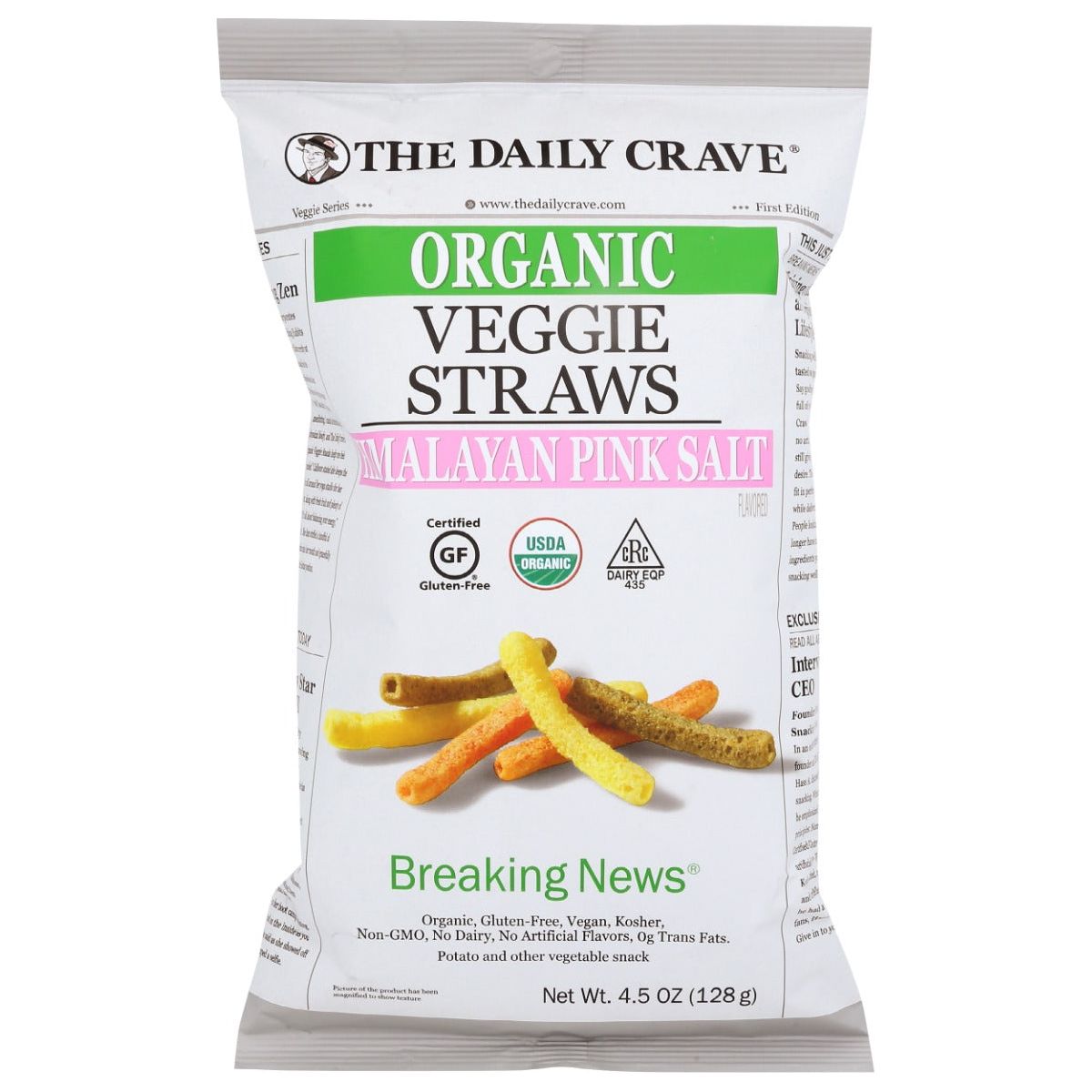 THE DAILY CRAVE: Straw Veggie Organic, 4.5 oz