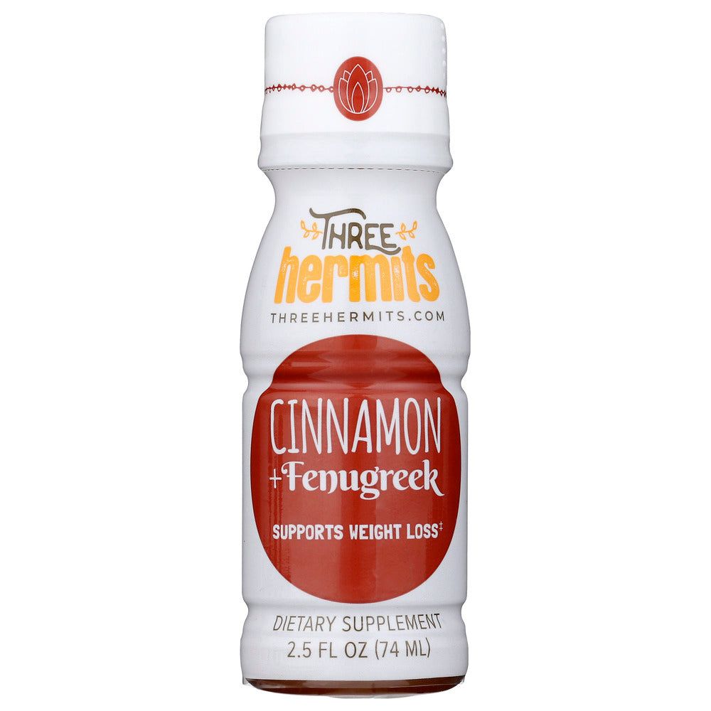 THREE HERMITS: Shot Cinnamon Fenugreek, 2.5 fo