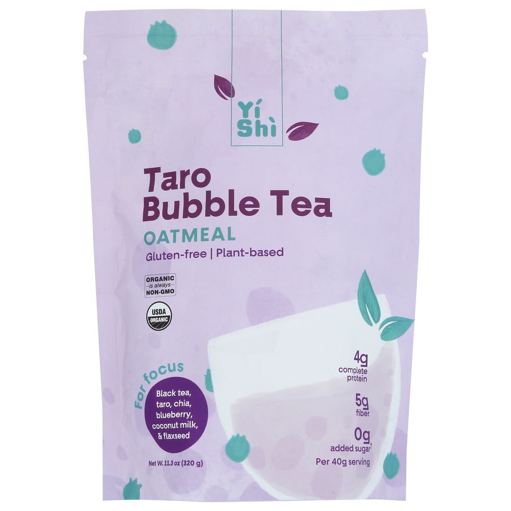 YISHI: Oatmeal Taro Bubble Tea, 11.3 oz