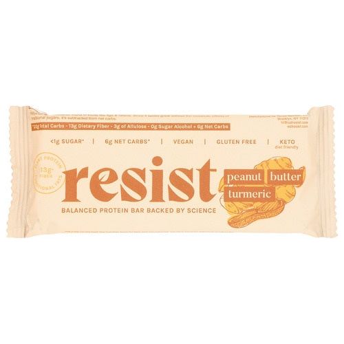 RESIST: Peanut Butter Turmeric Protein Bar, 50 gm