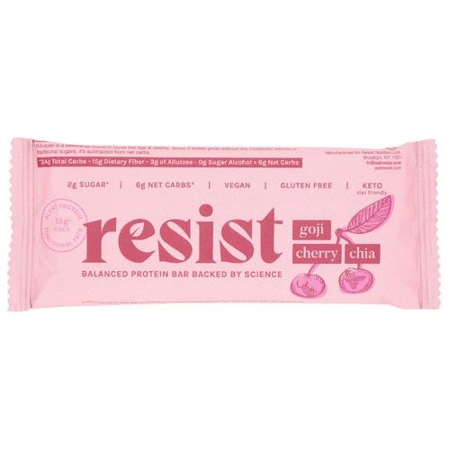 RESIST: Goji Cherry Chia Protein Bar, 50 gm
