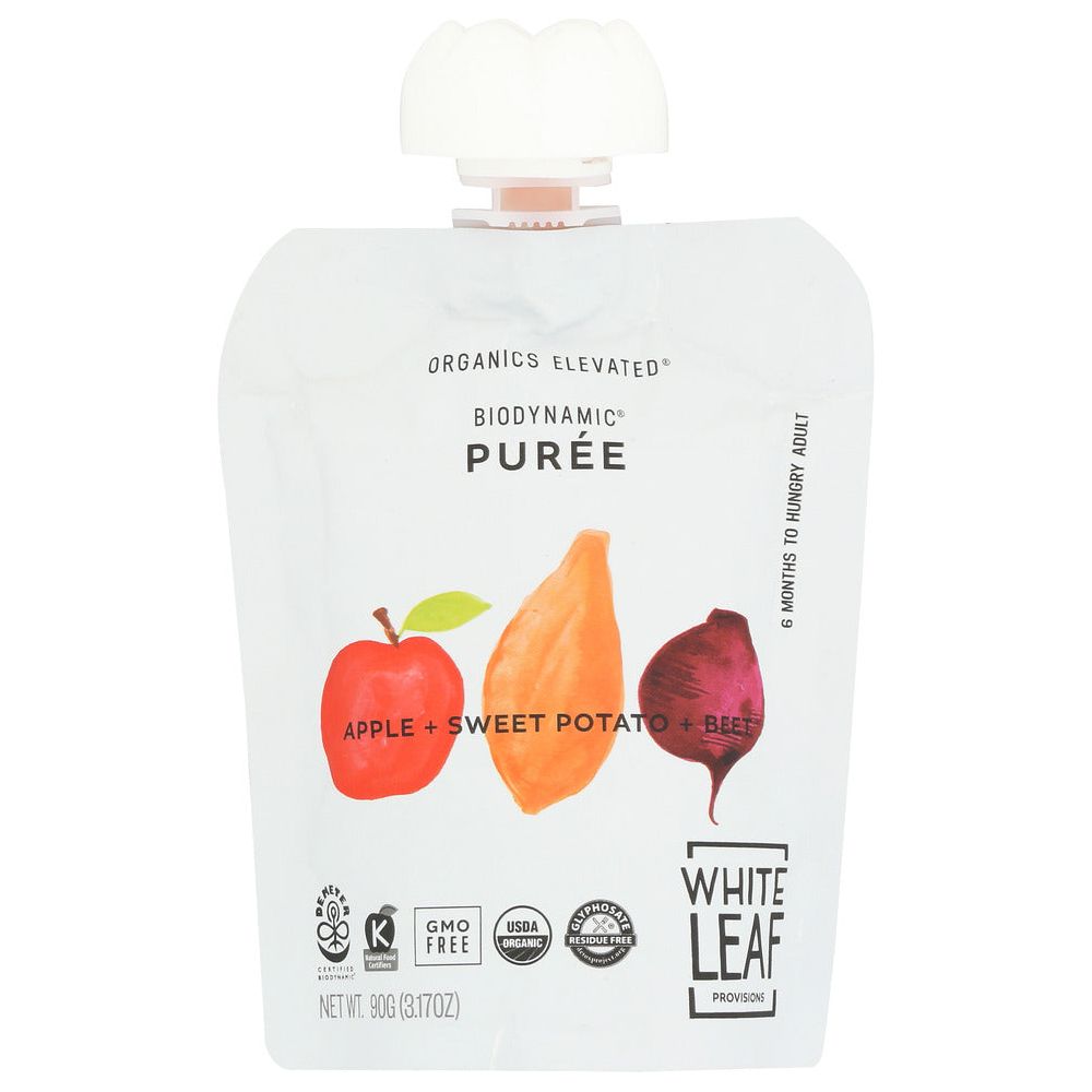 WHITE LEAF PROVISIONS: Baby Food Apple Sweet Potato Beet, 90 gm