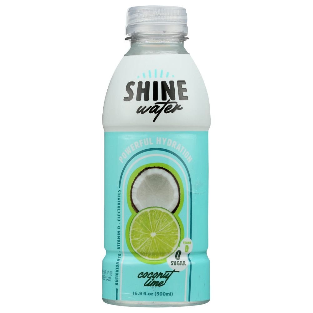 SHINEWATER: Coconut Lime Water, 16.9 fo