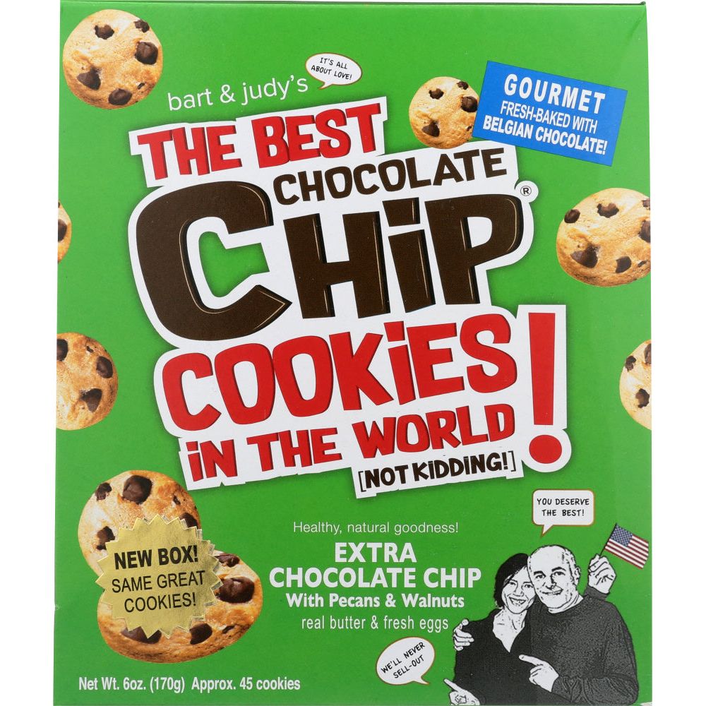 THE BEST CHOC CHIP COOKIE: Cookie Chocolate Chip Pecans and Walnuts, 6 oz