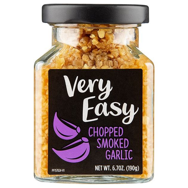 VERY EASY: Chopped Smoked Garlic, 6.7 oz