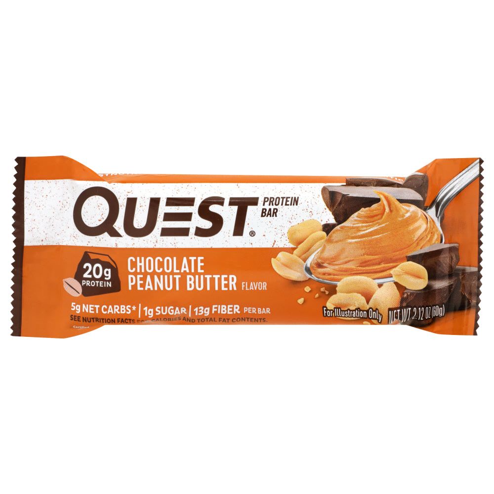 QUEST NUTRITION: Protein Bar Chocolate Peanut Butter, 2.12 oz